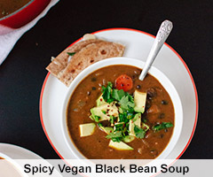 Spicy Vegan Black Bean Soup