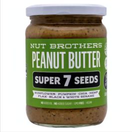 Nut Brothers Peanut Butter Super 7 Seeds - The Vegan Shop LTD.